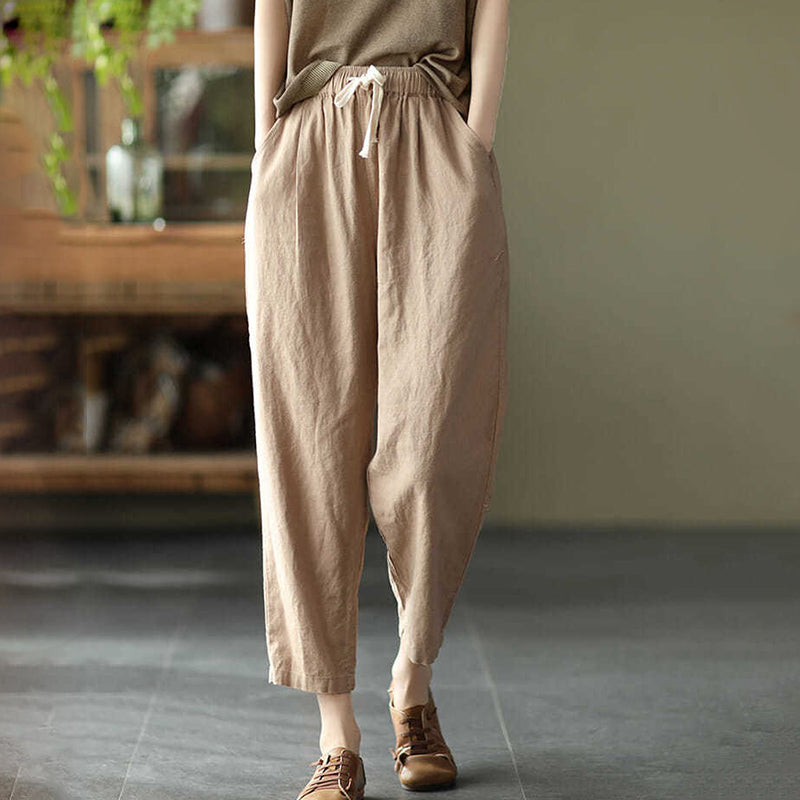 Kara - Linen and fresh cotton pants